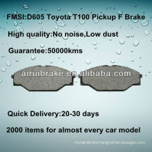 Toyota T100 disc brake pad D605